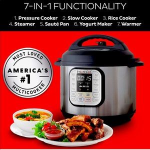 Instapot duo 7in 1 pressure cooker